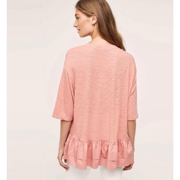 Anthropologie Cascade Ruffle Top - Picture 2 of 6